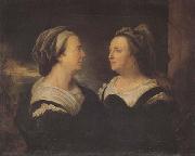 Hyacinthe Rigaud Two Views of the Artist's Mother (mk45) Sweden oil painting artist